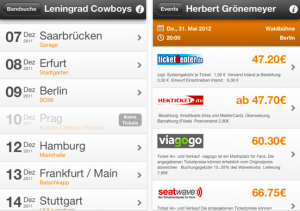 Best Price Ticket App