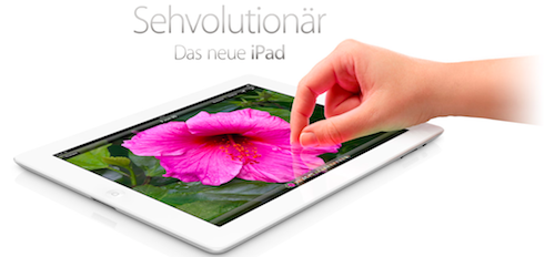 das neue iPad sehvolutionaer