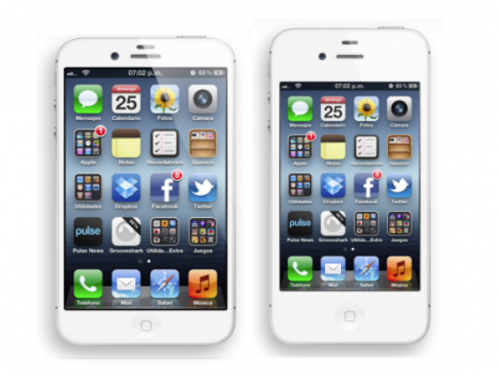 Daniel Bautista iPhone 5 iPhone 4S Vergleich Mockup