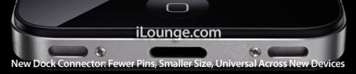 iLounge Rendering neuer angeblicher Dock Connector