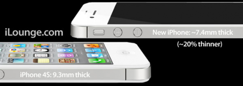 iLounge Rendering neues iPhone vermutlich duenner