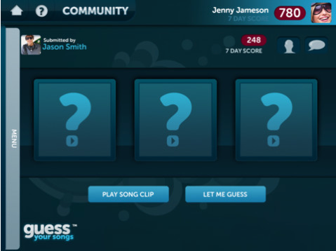 Guess Your Songs Deluxe Screenshot