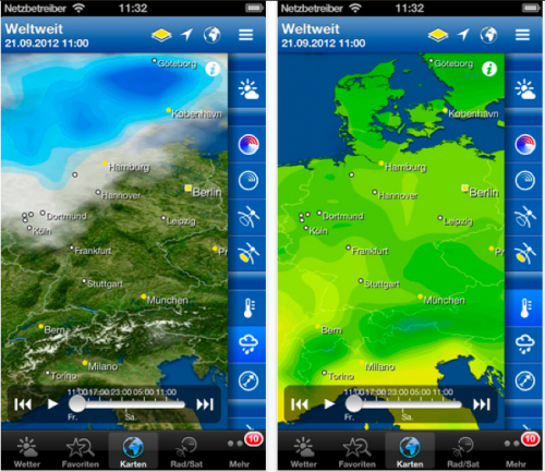 Weather Pro Ansicht