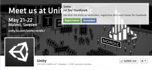 Unity bei Facebook
