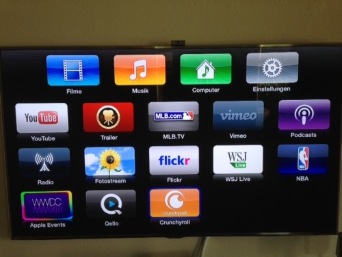 Apple TV neuer Screen