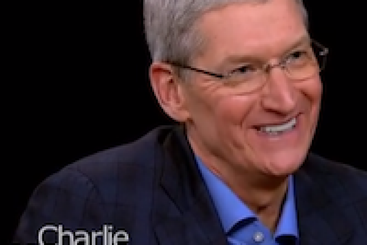 Tim Cook Charlie Rose Icon