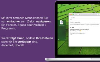 Yoink: Drag-and-Drop-App für den Mac mit nützlichem Update