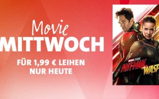 iTunes Movie Mittwoch: Heute „Antman and the Wasp“ für nur 1,99 Euro