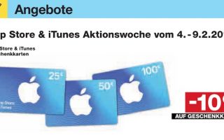 iTunes-Karten im Angebot: Hier wird’s diese Woche günstiger