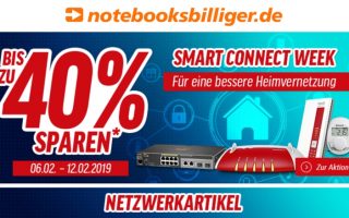 Bis zu 40 Prozent Rabatt: Smart Connect Week bei notebooksbilliger