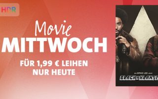 iTunes Movie Mittwoch: BlacKkKlansman für nur 1,99 Euro in 4K HDR leihen