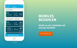 ryd pay: Benzin an der Tankstelle per App bezahlen