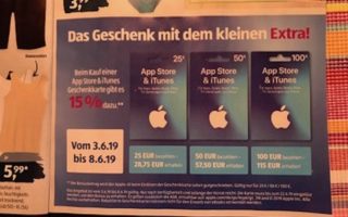 iTunes-Karten ab Montag wieder mit schönem Bonus