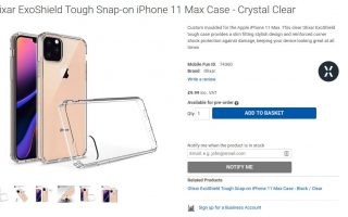 Erster Zubehör-Hersteller verkauft Case für iPhone 11 Max