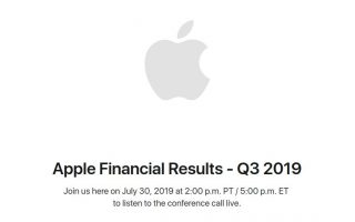 Apple: Präsentation der Quartalszahlen am 30. Juli