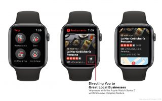 Yelp: Update bringt Kompass-Funktion für Apple Watch 5