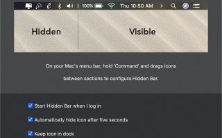 Mac-App-Tipps für die Menüleiste: Hidden Bar und Music Bar