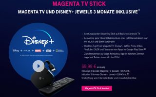 Telekom: Magenta TV Stick gestartet – mit 3 Monaten Disney+ gratis