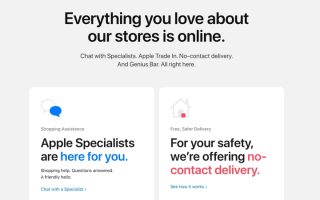 Corona in den USA: Apple Online Store mit neuer Startseite