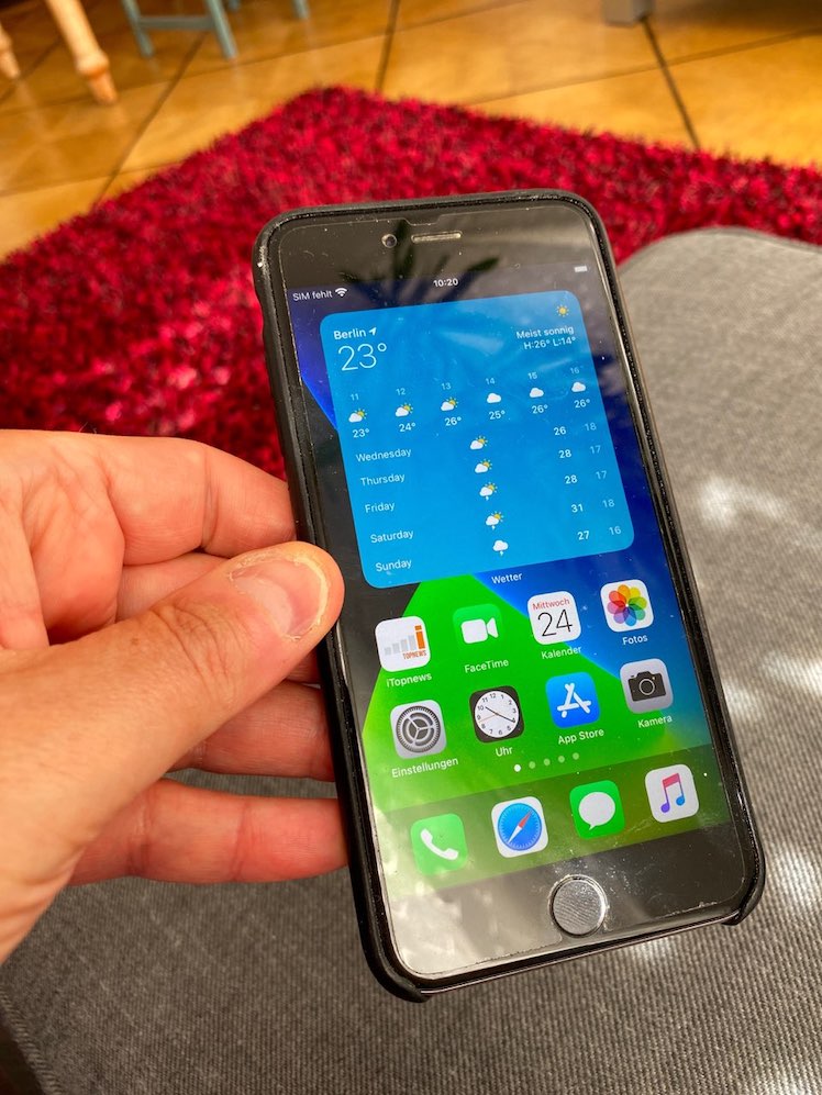 Ios 14 Erste Homescreen Fotos Mit Widgets Tauchen Auf Itopnews De Aktuelle Apple News Rabatte Zu Iphone Ipad Mac
