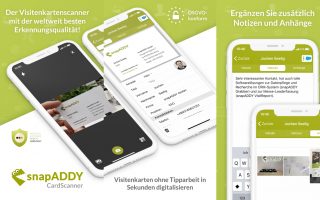 App des Tages: snapADDY CardScanner
