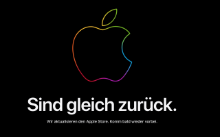 Vor dem iPhone 13 Apple Event: Apple Store geht down