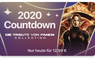 Apple 2020 Countdown: Heute „Die Tribute von Panem – Complete Collection“ nur 12,99 Euro