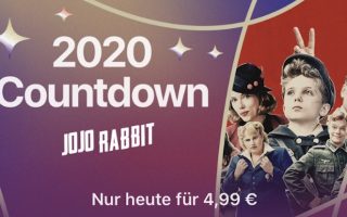 Apple 2020 Countdown: „Jojo Rabbit“ heute nur 4,99 Euro
