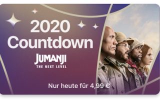 Apple 2020 Countdown: „Jumanji: The Next Level“ heute nur 4,99 Euro