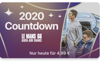 Apple 2020 Countdown: „Le Mans“ heute nur 4,99 Euro