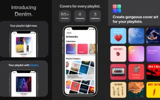 Denim: Neue App erstellt eigene Covergrafiken für Apple Music und Spotify