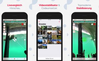 App des Tages: Emulsio Video-Stabilisator