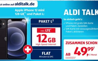 iPhone 12 Mini jetzt sogar bei Aldi