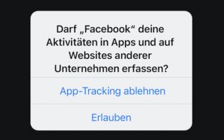 iOS 14.5: ATT-Hinweis für Facebook braucht noch ein paar Wochen