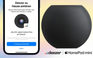 HomePod: Deezer neu als Streaming-Option verfügbar