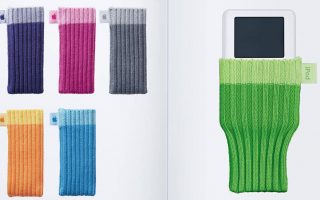 Apple plant smarte Socken und iPhone-Hüllen aus gestricktem Stoff