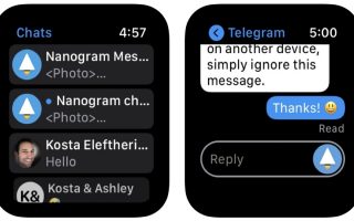 App des Tages: Nanogram holt Telegram auf die Apple Watch