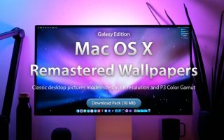 Mac OS X: Remaster-Versionen legendärer Wallpaper