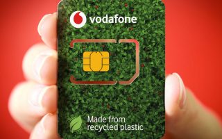 Vodafone stellt Eco SIM-Karte aus Recycling-Plastik vor