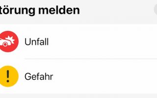 Apple Maps: Unfälle und Gefahren melden – jetzt auch in Deutschland