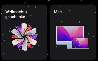 Apple Store App: Ihr könnt es jetzt schneien lassen