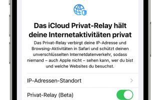Neu unter iOS 16.2: Trotz iCloud Privat Relay IP-Adresse freigeben