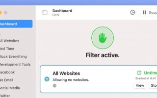 Ochi blockiert Websites und Apps für mehr Produktivität