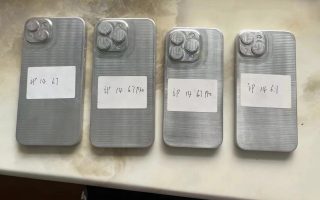 Leak zeigt Aluminium-Modelle des iPhone 14