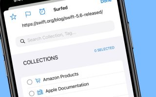 Surfed: Neuer Verlaufs- und Lesezeichenmanager