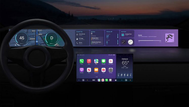 Apple Auto: CarPlay in iOS 16 erster Hinweis auf „möglichen Tesla-Konkurrenten“ – iTopnews.de