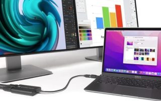 Für Macs mit M1 und M2: Sonnet DisplayLink Dual-Monitoradapter