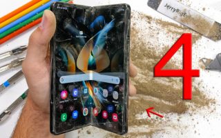 Zerstör-Test: So viel hält das Samsung Z Fold 4 aus