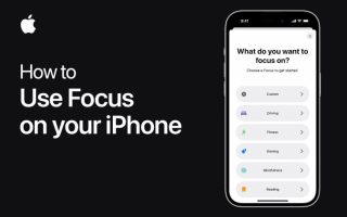 Video: Apple erklärt Fokus-Funktion von iOS 16