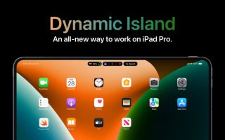 So könnte Dynamic Island auf dem iPad aussehen